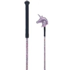 Dublin Zweepje Glitter Unicorn Rainbow 65cm