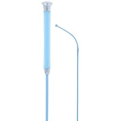 Dublin Dressuurzweep Met Gel Handvat Sky Blue/Royal Blue 110cm