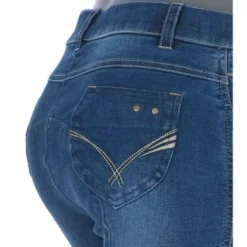 EQUITHÈME Jeans Fleur Denim Blauw/Beige -Aanbiedingen Ruiter Set Winkel agradi 44518306 7.1e89f4