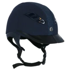 Back On Track Cap EQ3 Lynx Microfiber Strass Blue Sand