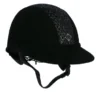 Charles Owen Cap SP8 Plus Sparkly Black
