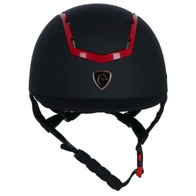 EQUITHÈME Cap Insert Colora Zwart/Rood 4 EQUITHÈME Cap Insert Colora Zwart/Rood - Afbeelding 2