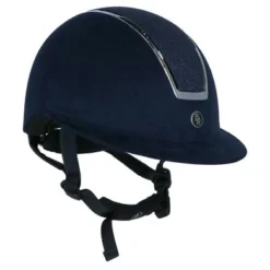 BR Cap Omega Micofiber Glitter Navy/Chroom