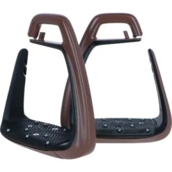 Freejump Stijgbeugels Soft Up Classic Choco/Zwart -Aanbiedingen Ruiter Set Winkel agradi 44735835 2.b33866