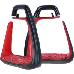 Freejump Stijgbeugels Soft Up Classic Zwart/Rood -Aanbiedingen Ruiter Set Winkel agradi 44735837 2.487e71