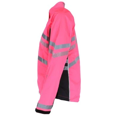 Weatherbeeta Jas Reflective HiVis Lichtgewicht Waterproof Roze 4 Weatherbeeta Jas Reflective HiVis Lichtgewicht Waterproof Roze - Afbeelding 2