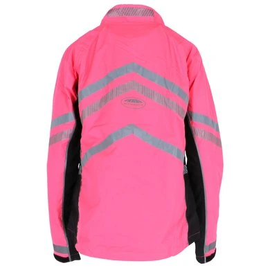 Weatherbeeta Jas Reflective HiVis Lichtgewicht Waterproof Roze 5 Weatherbeeta Jas Reflective HiVis Lichtgewicht Waterproof Roze - Afbeelding 3