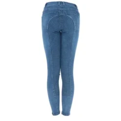 HKM Rijbroek Denim Siliconen Zitvlak Kids Lichtblauw/Denim -Aanbiedingen Ruiter Set Winkel agradi 44801708 3.f31b87