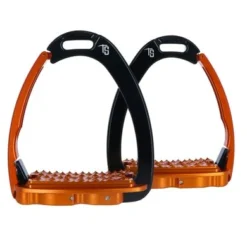 Tech Stirrups Stijgbeugels Venice FIT Zw/Oranje Adult