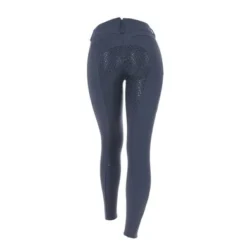HKM Rijbroek Liv High Waist Silicon Full Grip Donkerblauw -Aanbiedingen Ruiter Set Winkel agradi 44870175 3.a9e9ba