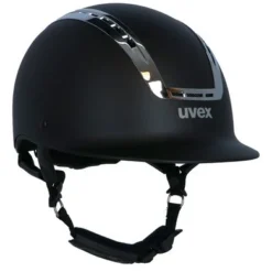 Uvex Cap Suxxeed Chrome Mat Zwart/Zilver