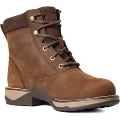 Ariat Western Boot Anthem Round Toe Lacer H2O Dames Distressed Brown -Aanbiedingen Ruiter Set Winkel ariat f21 wms west 10035822 medial.a2ebe3