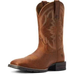 Ariat Westernlaarzen Hybrid Ranchwork Heren Thatch Brown