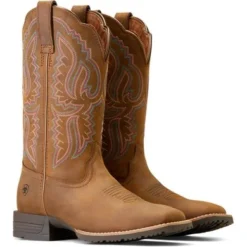Ariat Westernlaarzen Hybrid Ranchwork Dames Distressed Tan -Aanbiedingen Ruiter Set Winkel ariat f23 wms west 10047043 pair.e65b6f