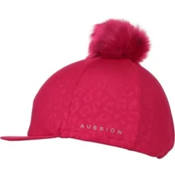 Aubrion Cap Cover Leopard Print Cerise One Size -Aanbiedingen Ruiter Set Winkel aubrion 8990 cerise 2.247a21