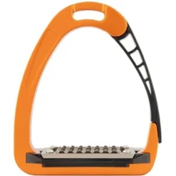 Acavallo Stijgbeugels Arena Alupro Oranje/Zwart 12cm