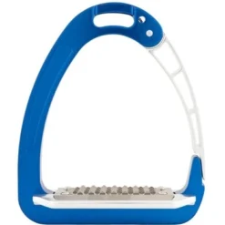 Acavallo Stijgbeugels Arena AluPLUS Blauw/Zilver 12cm