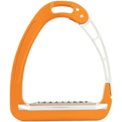 Acavallo Stijgbeugels Arena AluPLUS Oranje/Zilver 12cm