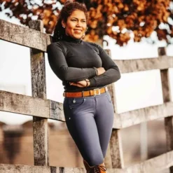 Back On Track Rijbroek Julia Full Grip Blauw -Aanbiedingen Ruiter Set Winkel bot 1771 julia fs breeches detail blue 5 web.3c34e1