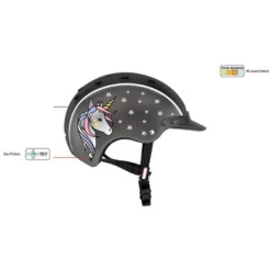 Casco Cap Nori Black/Grey/Unicorn -Aanbiedingen Ruiter Set Winkel cas nori.f97792