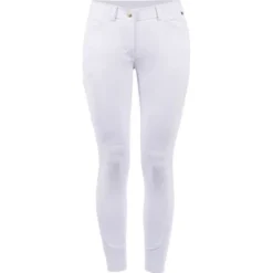 Cavallo Rijbroek Dristy Grip Mobile Softshell Knee Grip Functional Dames Wit