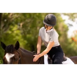 Charles Owen Cap Kylo Wide Peak Black Matte/Black Gloss -Aanbiedingen Ruiter Set Winkel charles nsp 7458.08e667