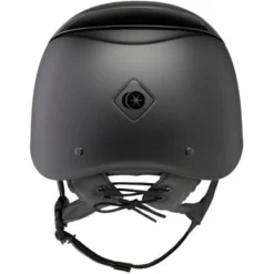 Charles Owen Cap Luna Heavy Peak Zwart Mat/Zwart Gloss -Aanbiedingen Ruiter Set Winkel charles owen luna back.5d6faf