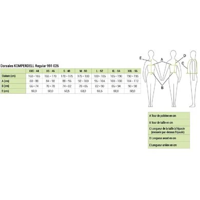 Komperdell Rugprotector Flexfit Regular Zwart 6 Komperdell Rugprotector Flexfit Regular Zwart - Afbeelding 4