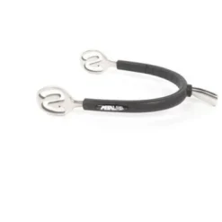 Metalab Sporen Prince De Galles 20mm RVS Met Rubber Zwart