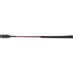 Whip & Go Wedstrijdzweep Rood/Zwart 63cm