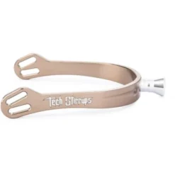 Tech Stirrups Sporen Verona Flat Tips Bruin