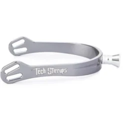 Tech Stirrups Sporen Verona Flat Tips Titanium