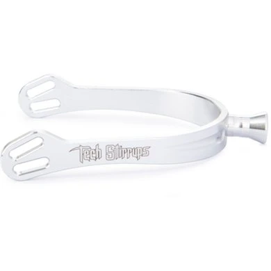 Tech Stirrups Sporen Verona Flat Tips Zilver 3 Tech Stirrups Sporen Verona Flat Tips Zilver