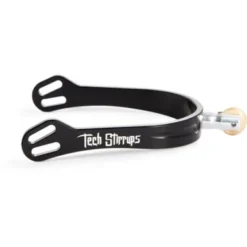 Tech Stirrups Sporen Verona Rowel Tips Zwart