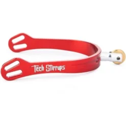 Tech Stirrups Sporen Verona Rowel Tips Rood
