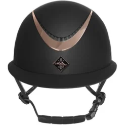 Fair Play Cap Apoleus Rosegold Wide Visor Zwart -Aanbiedingen Ruiter Set Winkel fp 05138 1010 apoleus rosegold w v front.98365e