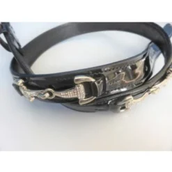 HB Showtime Riem Swarovski Horse Bit Zwart
