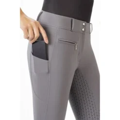 HKM Rijbroek Chloe Met Siliconen Zitvlak Grijs -Aanbiedingen Ruiter Set Winkel hkm 13385 5.168bd2