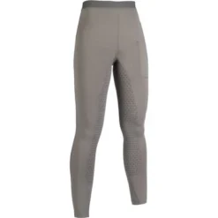 HKM Rijlegging Flow Met Siliconen Zitvlak Olive Green