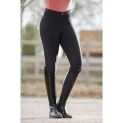 HKM Rijbroek Rosewood Knee Grip Zwart