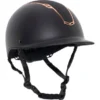 Imperial Riding Cap Olania Zwart/Roségoud