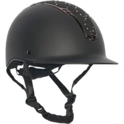 Imperial Riding Cap Olania Crystal Zwart/Zwart