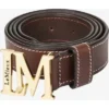 LeMieux Riem Monogram Bruin M -Aanbiedingen Ruiter Set Winkel lmx it03145 product monogrambelt brown 1 1.94addf