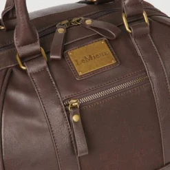 LeMieux Captas PU Brown One Size -Aanbiedingen Ruiter Set Winkel lmx lm hatbag leather brown hr 1.41fe31