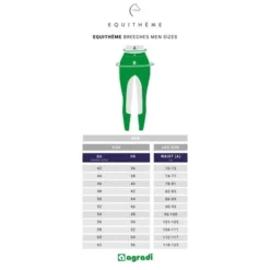 EQUITHÈME Rijbroek Georg Heren Bruin -Aanbiedingen Ruiter Set Winkel maattabel rijbroeken equitheme men.82cdaa 1