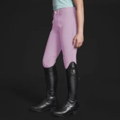 Mountain Horse Rijbroek Crown Junior Mouve Pink -Aanbiedingen Ruiter Set Winkel mh ss23 crown breeches pink jr side.6130f0