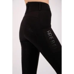 Montar Rijbroek Highwaist Thigh Pocket Full Grip Zwart -Aanbiedingen Ruiter Set Winkel mon montar r2061 43 3.8c6b75