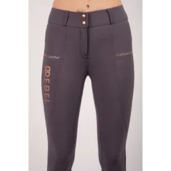 Montar Rijbroek Rosegold Full Grip Grijs