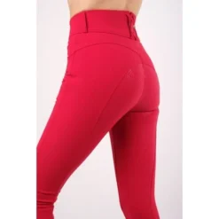 Montar Rijbroek Ess Megan Highwaist Full Grip Jester Red