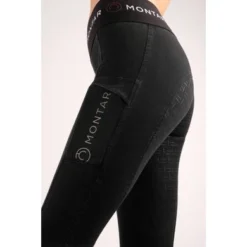 Montar Rijlegging Valeria Full Grip Denim Zwart -Aanbiedingen Ruiter Set Winkel montar 22122 03 valeria logo tape wide2.1c27e2